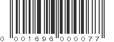 UPC 001696000077