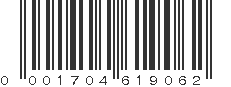 UPC 001704619062