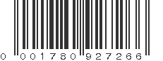 UPC 001780927266