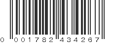 UPC 001782434267