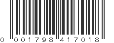 UPC 001798417018