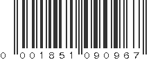 UPC 001851090967