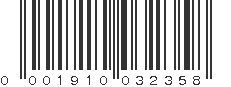 UPC 001910032358