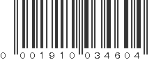 UPC 001910034604