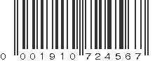 UPC 001910724567