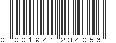 UPC 001941234356