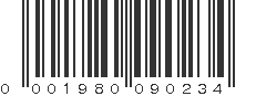 UPC 001980090234