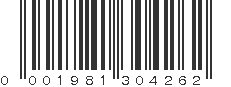 UPC 001981304262