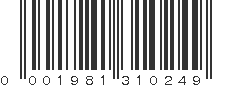 UPC 001981310249