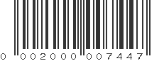 UPC 002000007447