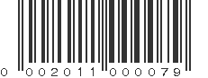 UPC 002011000079