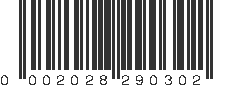 UPC 002028290302