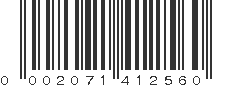 UPC 002071412560