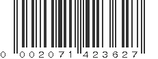 UPC 002071423627