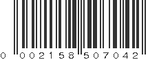 UPC 002158507042