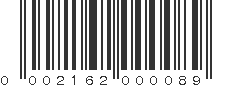 UPC 002162000089