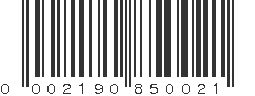 UPC 002190850021