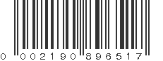 UPC 002190896517