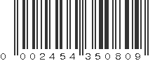 UPC 002454350809