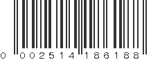 UPC 002514186188