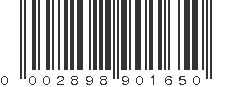 UPC 002898901650