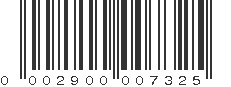 UPC 002900007325