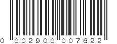 UPC 002900007622