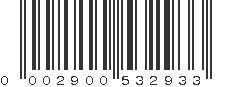 UPC 002900532933