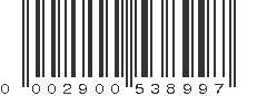 UPC 002900538997