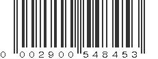 UPC 002900548453