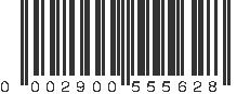 UPC 002900555628