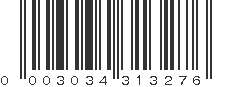 UPC 003034313276