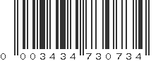 UPC 003434730734