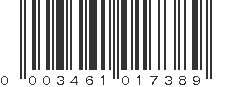 UPC 003461017389