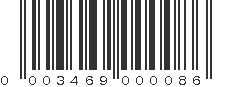 UPC 003469000086