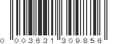 UPC 003631309856