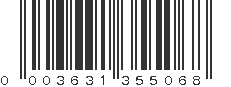 UPC 003631355068