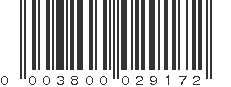 UPC 003800029172