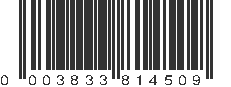 UPC 003833814500