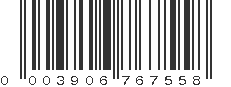 UPC 003906767558