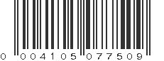 UPC 004105077509