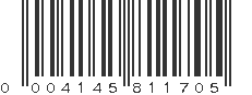 UPC 004145811705