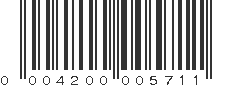 UPC 004200005711