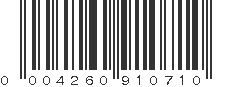 UPC 004260910710