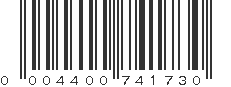 UPC 004400741739