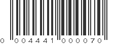 UPC 004441000070