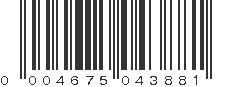 UPC 004675043881