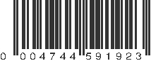 UPC 004744591921