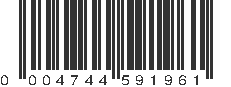 UPC 004744591963