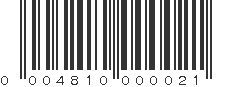 UPC 004810000021